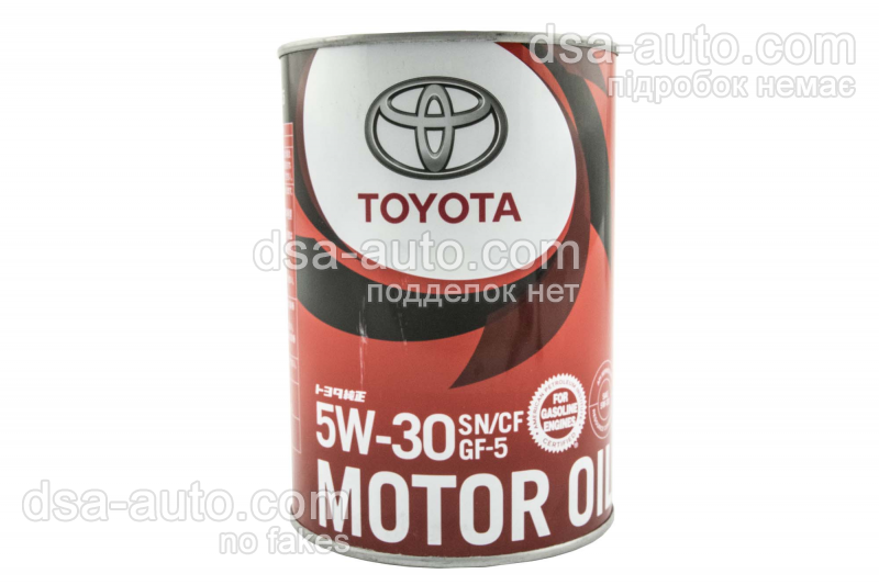!масло синтетика 5W30 Toyota 1л API: SN/CF. ILSAC GF-5 бенз/диз СНЯТ С .